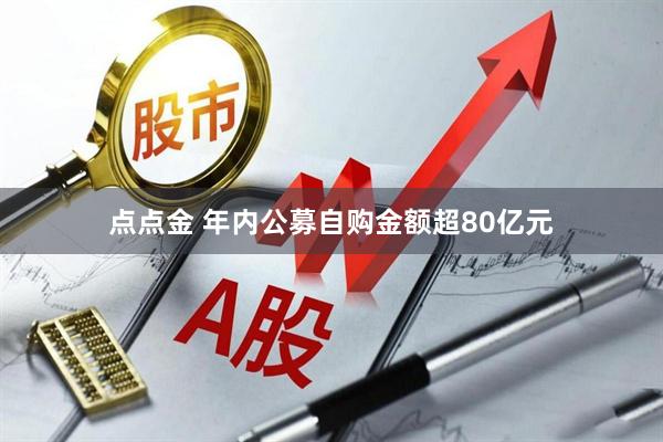 点点金 年内公募自购金额超80亿元