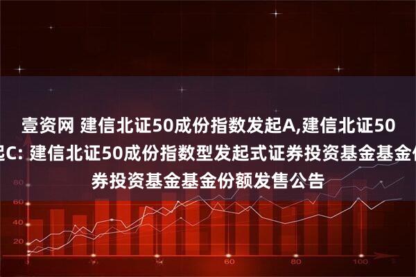 壹资网 建信北证50成份指数发起A,建信北证50成份指数发起C: 建信北证50成份指数型发起式证券投资基金基金份额发售公告